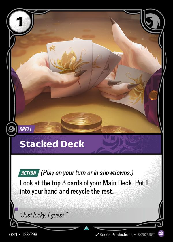 Stacked Deck — Riftbound card