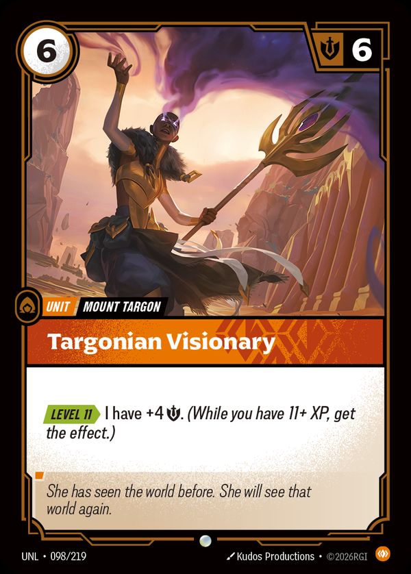 Targonian Visionary — Riftbound card