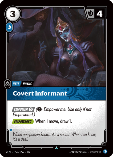 Covert Informant — Vendetta #057, art by Grafit Studio
