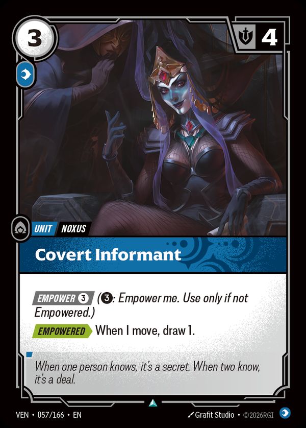 Covert Informant — Riftbound card