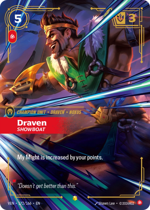 Draven, Showboat — Vendetta #172, art by Shawn Lee