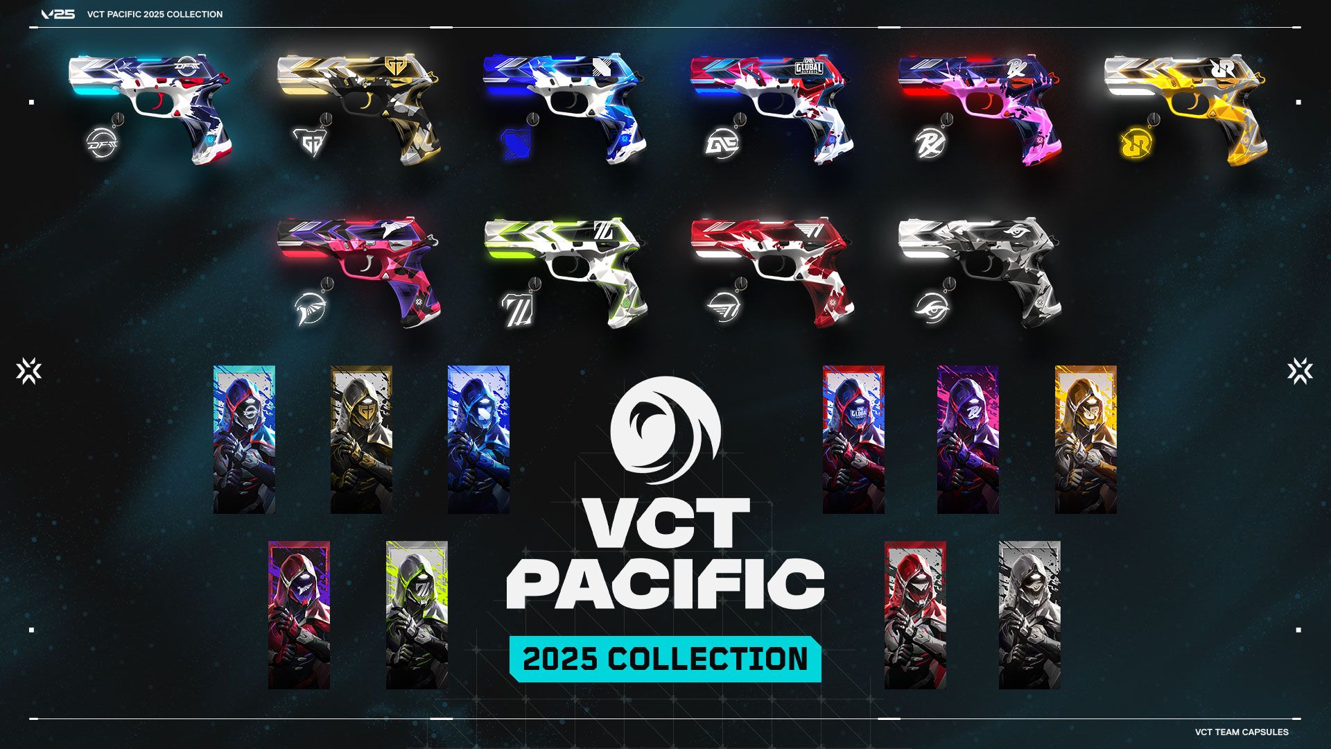 VALORANT Esports | Introducing the 2025 VCT Team Capsules