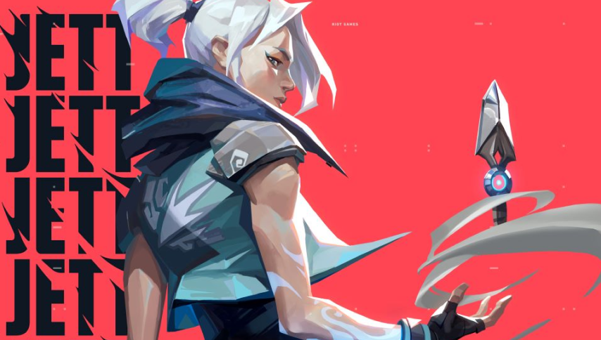 VALORANT Jett Key Art 4K wallpaper