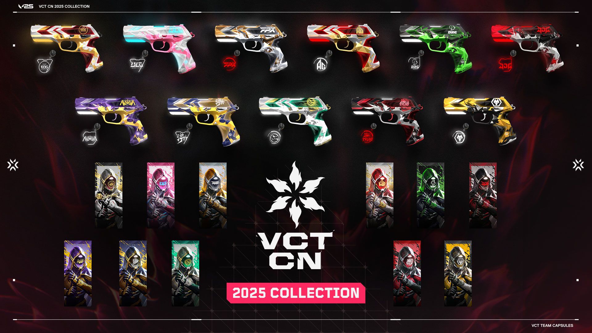 VALORANT Esports | Introducing the 2025 VCT Team Capsules