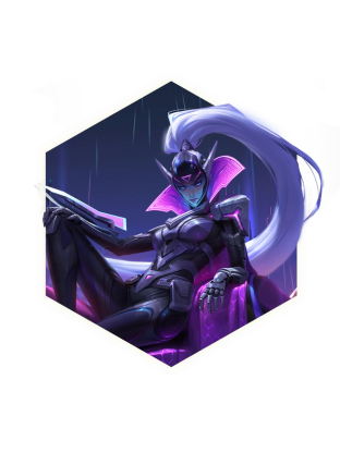 League of Legends Teamfight Tactics PROJECT: Vayne Unbound tactician with high-tech armor and weapons