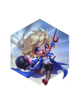 League of Legends Teamfight Tactics Chibi Forecast Janna tactician with weather reporting equipment