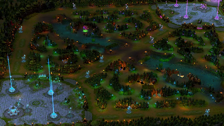 Classic Summoner's Rift map in League of Legends Classic