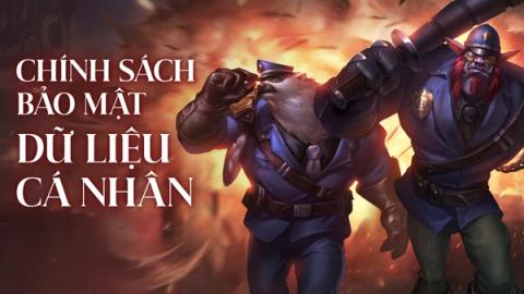 THÔNG BÁO CẬP NHẬT CHÍNH SÁCH BẢO MẬT DỮ LIỆU CÁ NHÂN