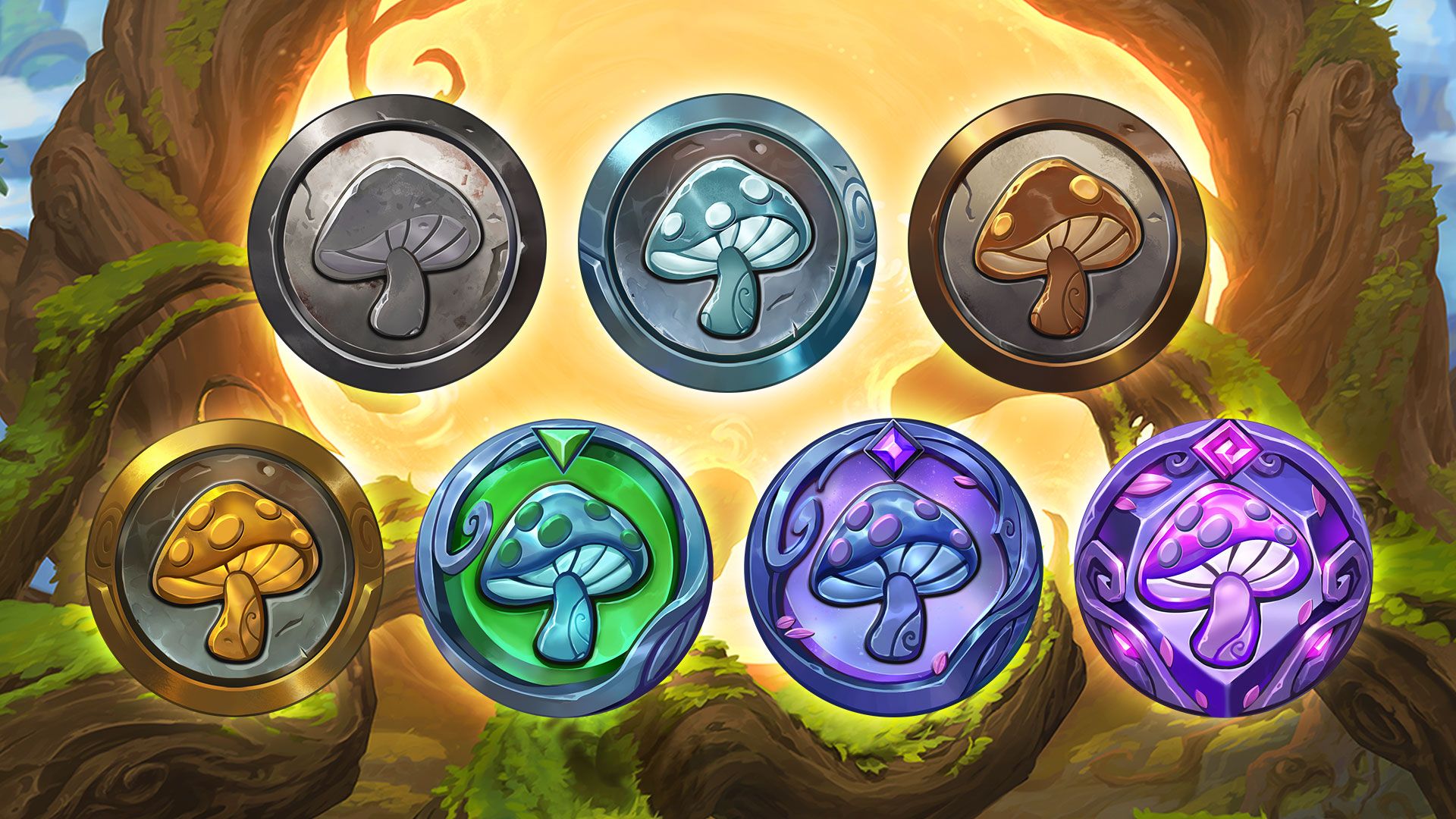 An example of ranked season player icons from the Bandlewood season.