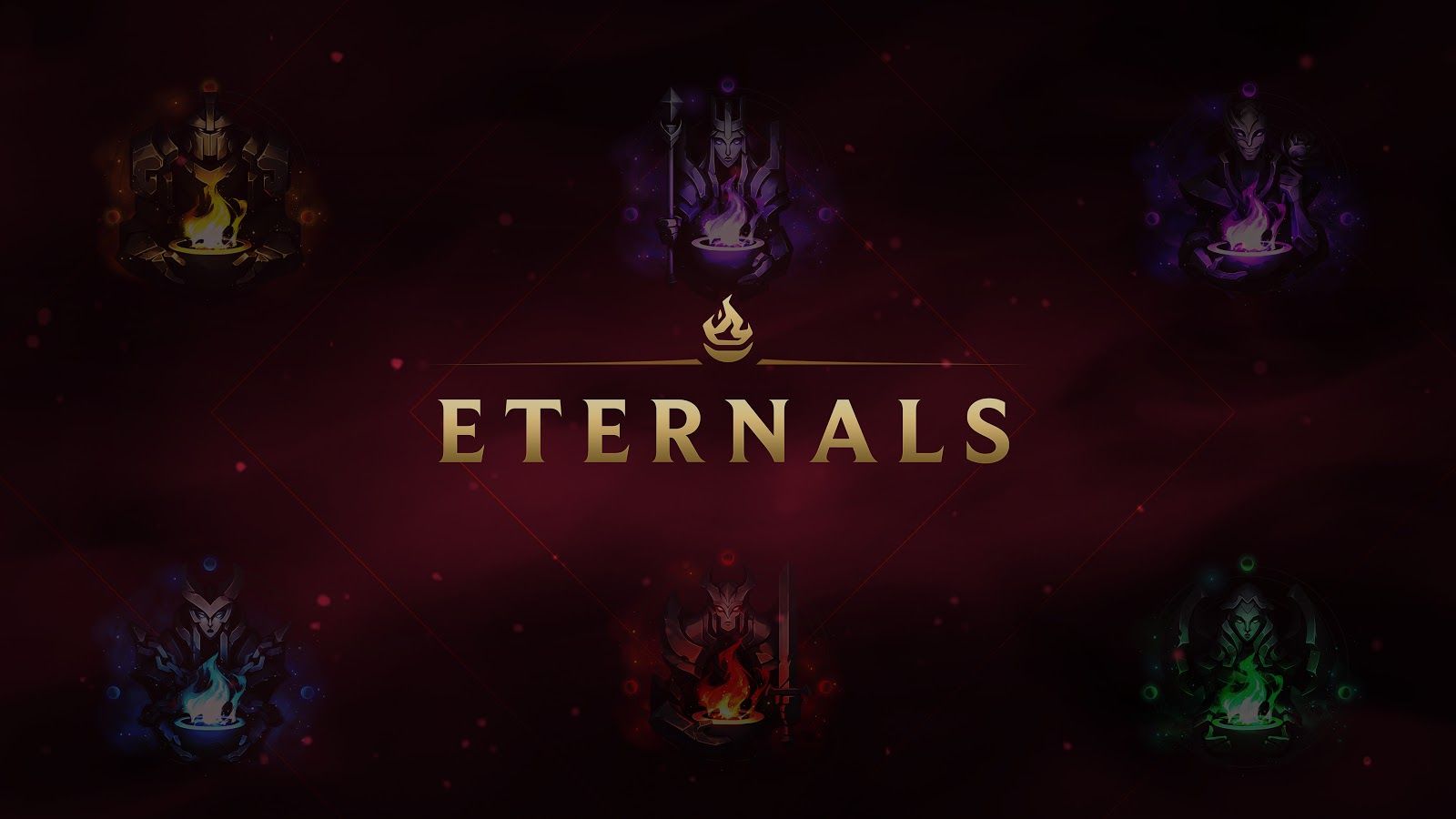 Banner de las seis opciones de las Efigies.