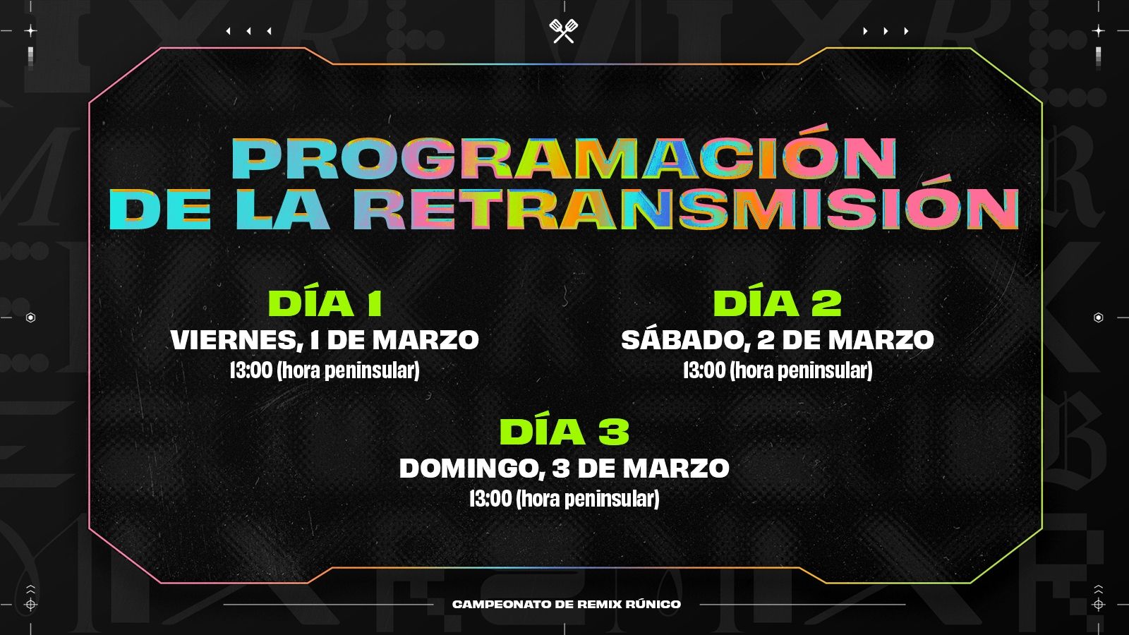 RemixRumble_PrimerGraphics_BroadcastSchedule_ES.jpg