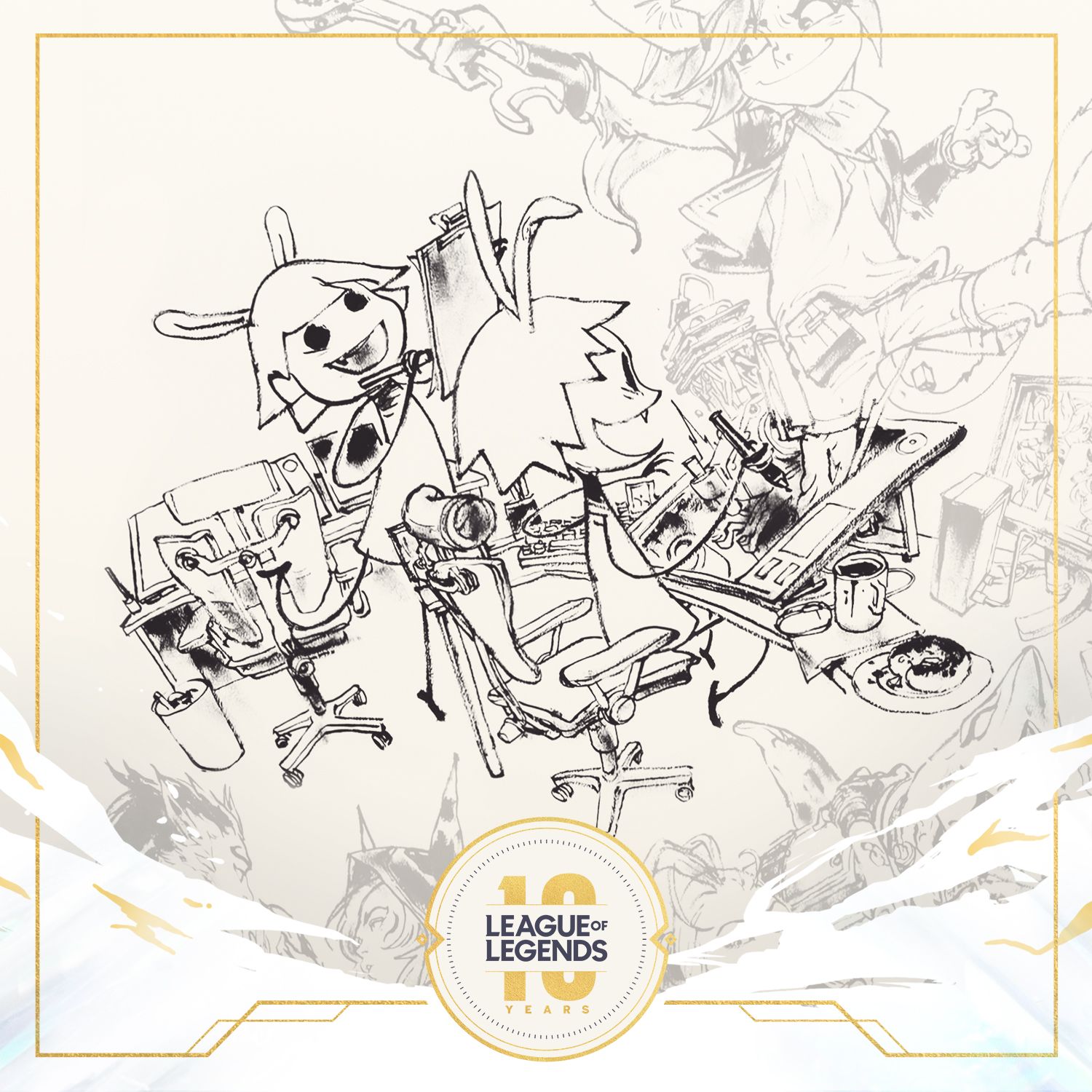 10주년 벽화와 선물, image size:1500x1500