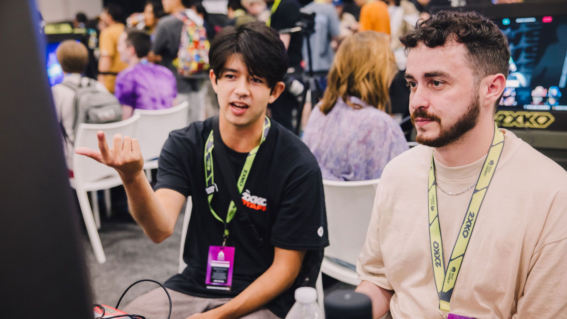EVO 2026の2XKO試遊・対戦エリアの様子