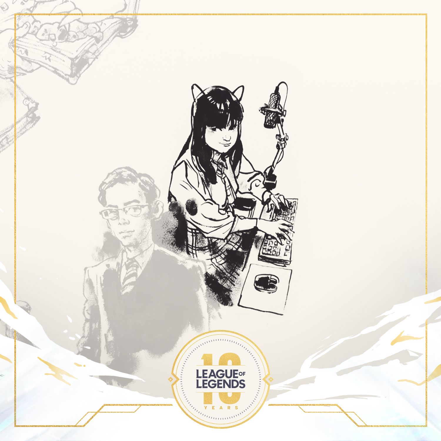 10주년 벽화와 선물, image size:1500x1500