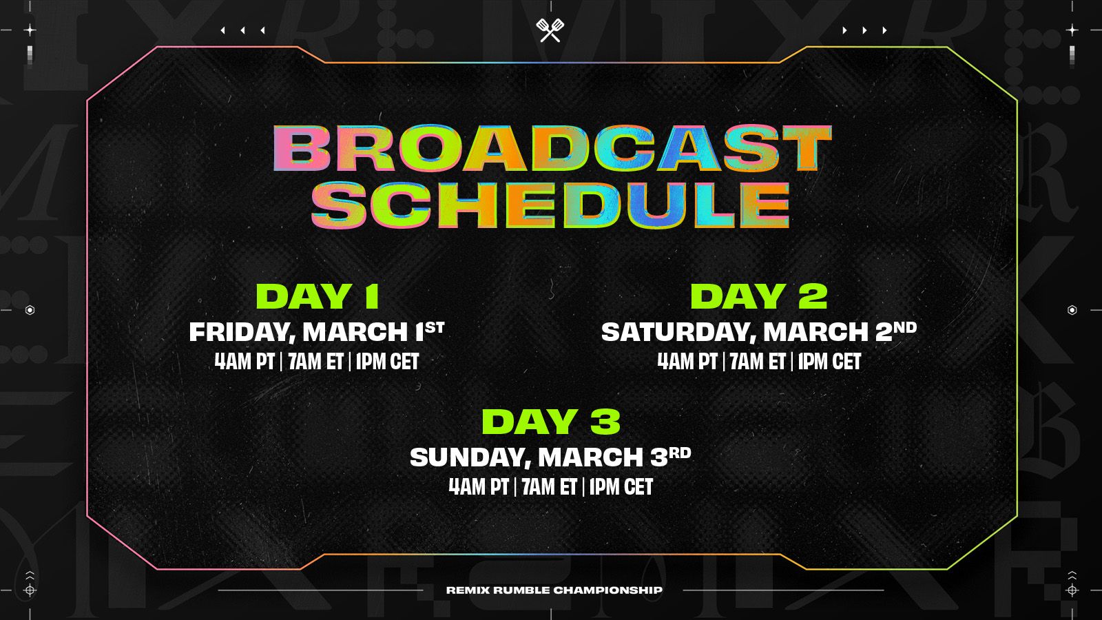 RemixRumble_PrimerGraphics_BroadcastSchedule.jpg