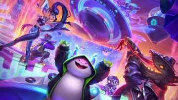 League of Legends TFT Remix Rumble Revival promotional banner showing musical champions