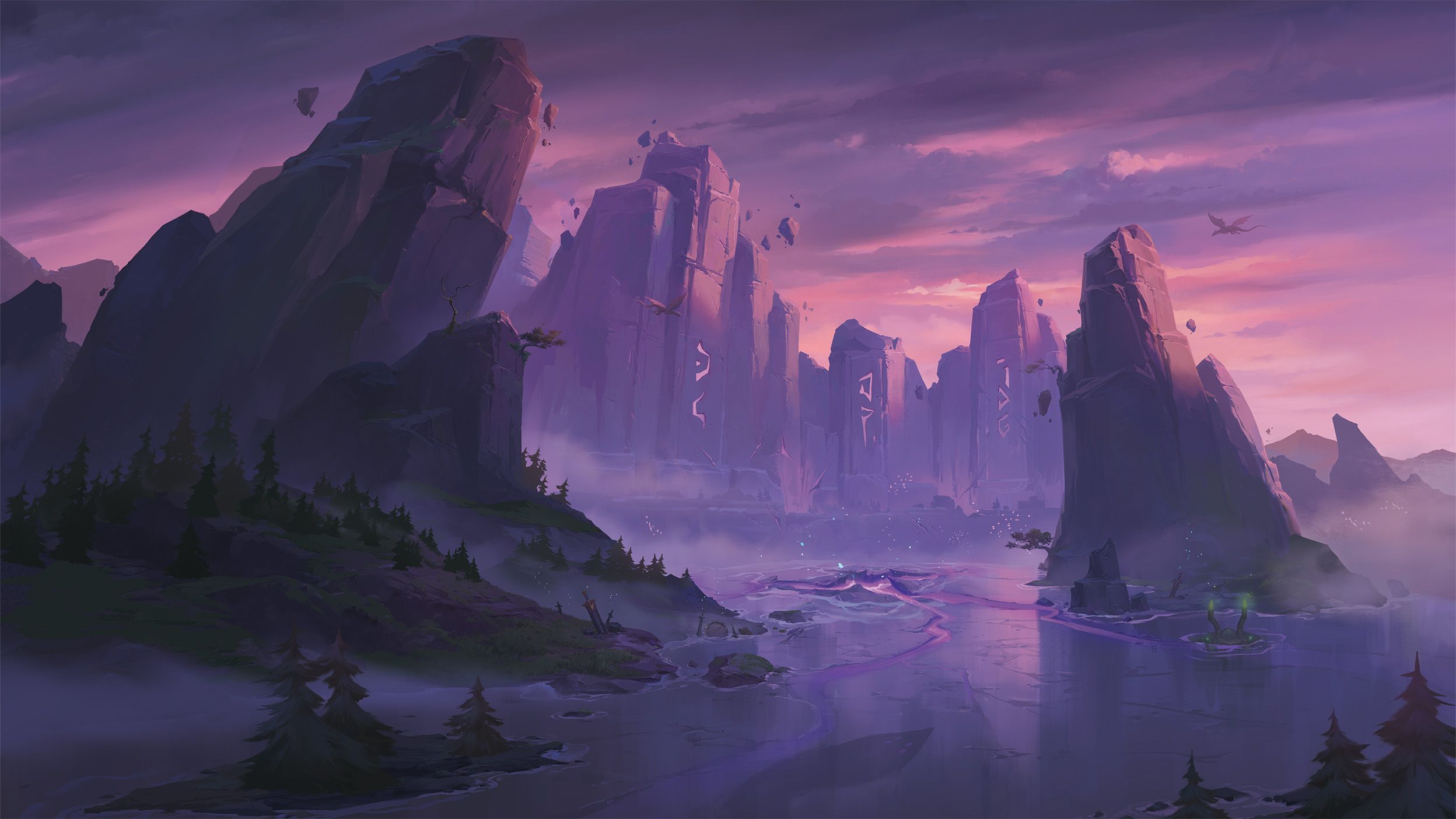 Riot's header art for the Radiance Rules FAQ and Clarifications.