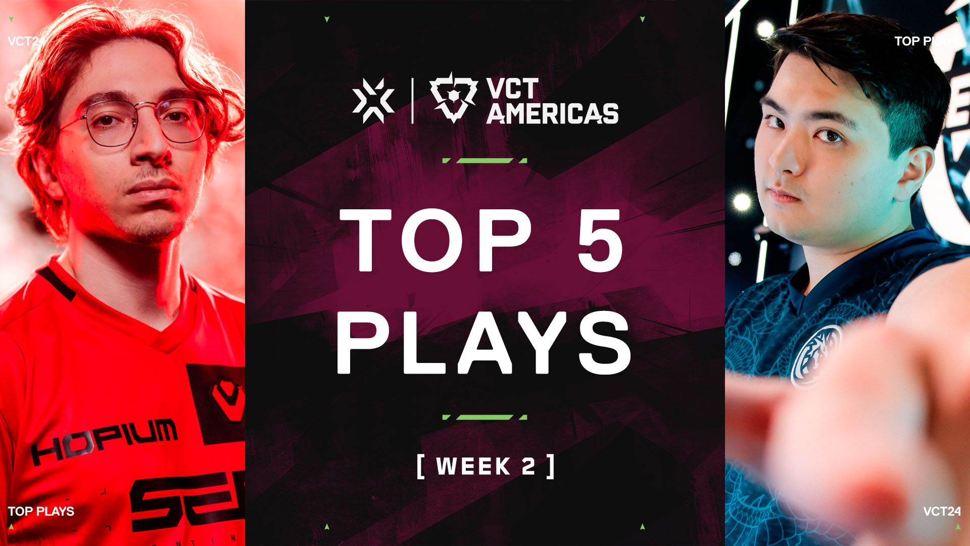 Bring up the heat: Top 5 Plays of VCT Americas Stage 1 - Week 2