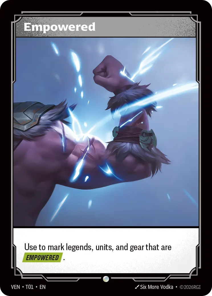 Empowered (VEN-T01-EN), official card