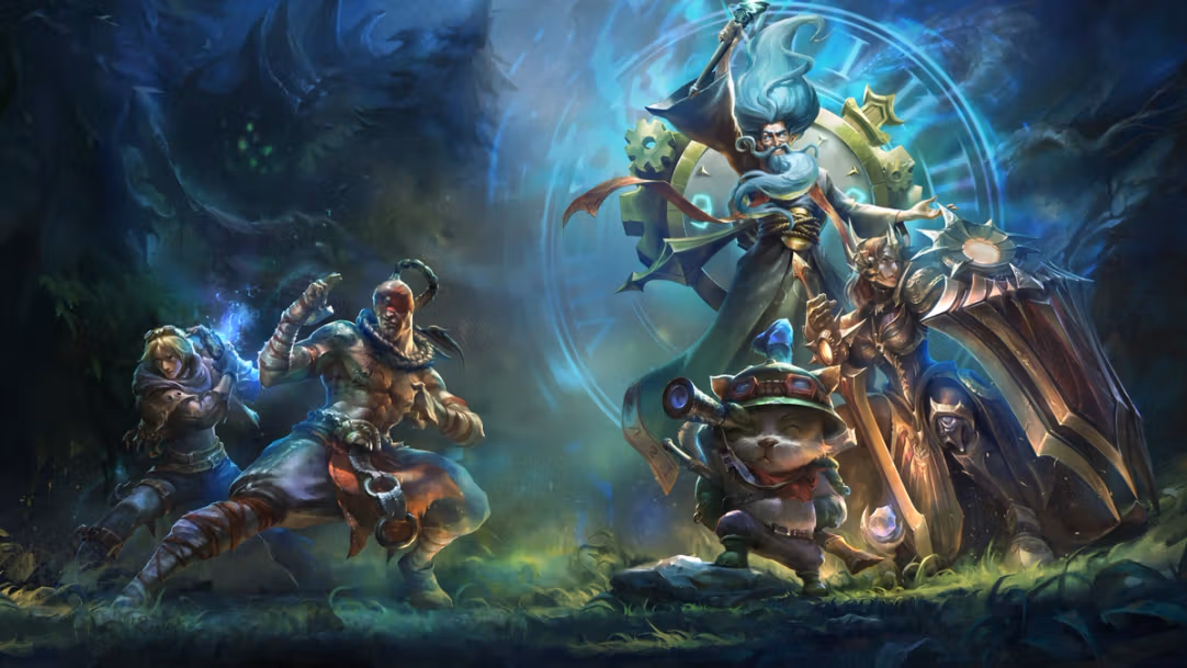 Página de inicio de League of Legends Classic