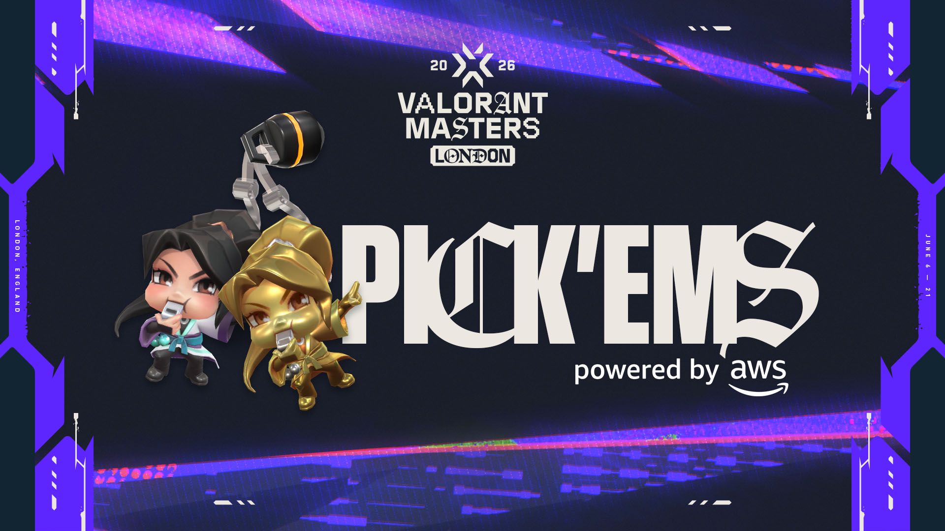 Masters London: Pick'Ems powered by AWS