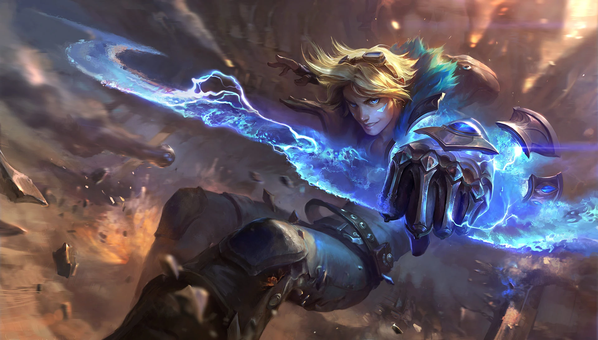 Ezreal splash art