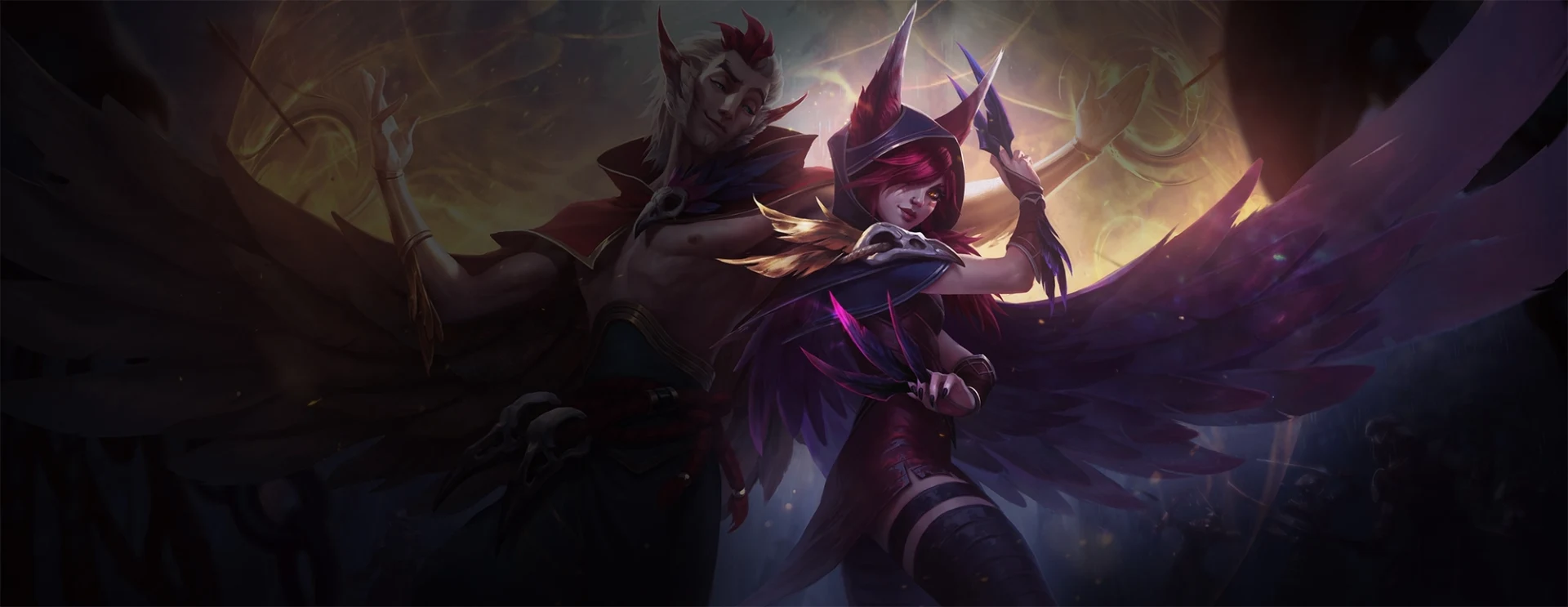Xayah splash art